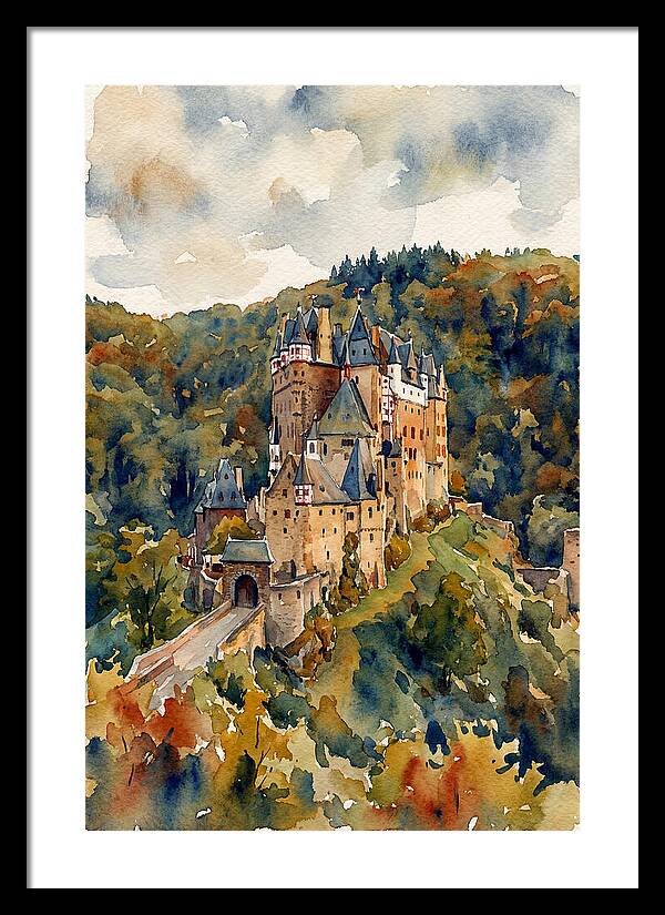 Stone Castle Among The Trees