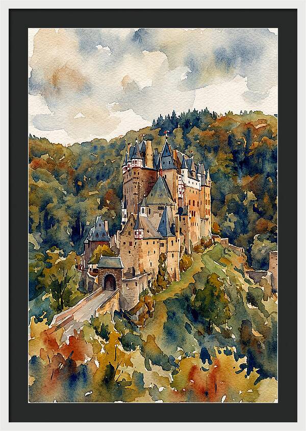 Stone Castle Among The Trees