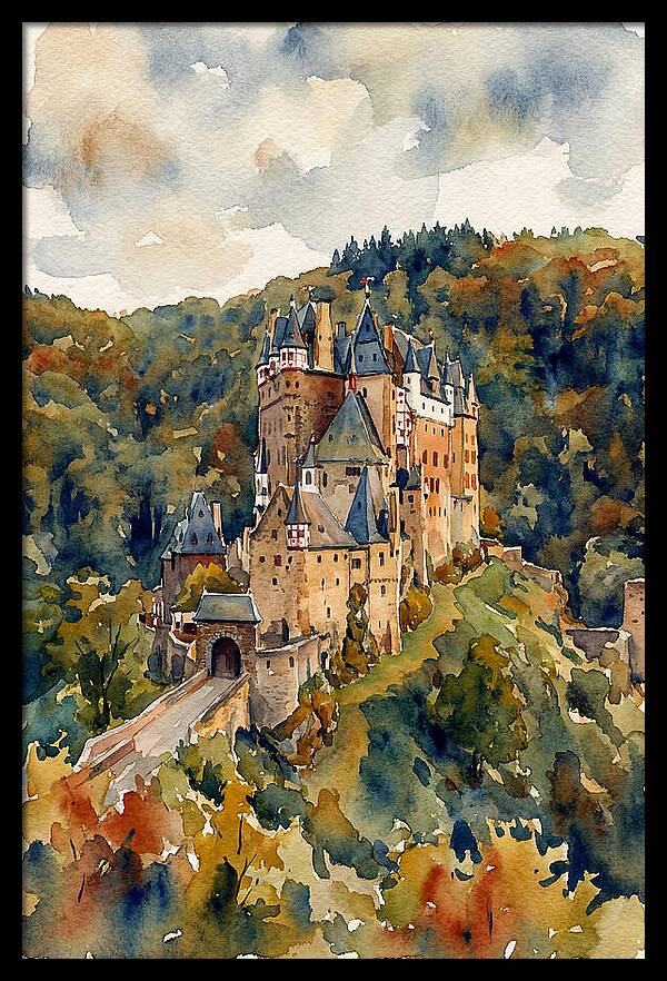 Stone Castle Among The Trees