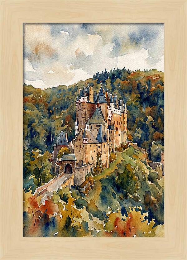 Stone Castle Among The Trees
