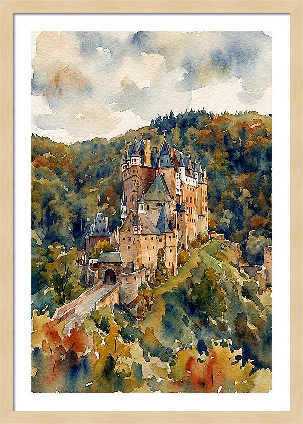Stone Castle Among The Trees