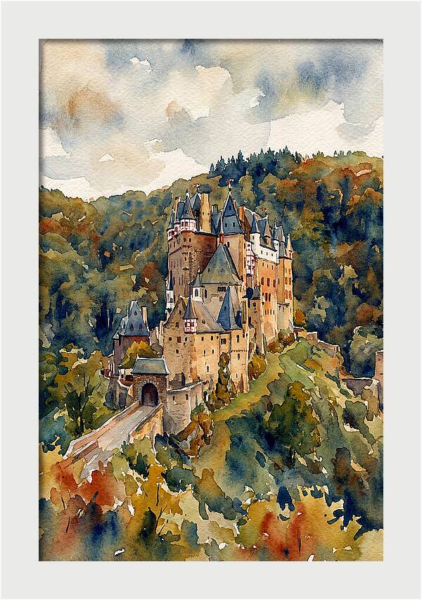 Stone Castle Among The Trees