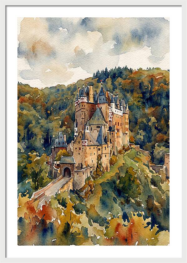 Stone Castle Among The Trees