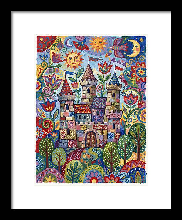Stone Castle In A Whimsical Landscape