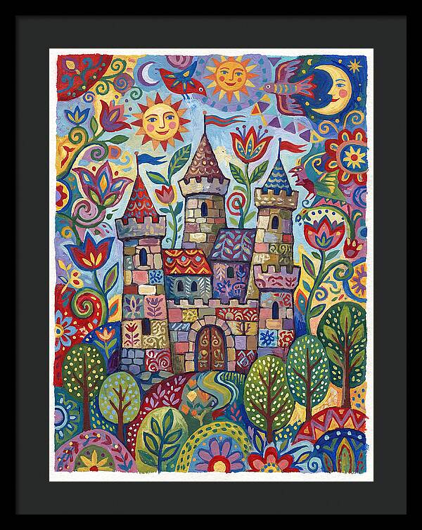 Stone Castle In A Whimsical Landscape