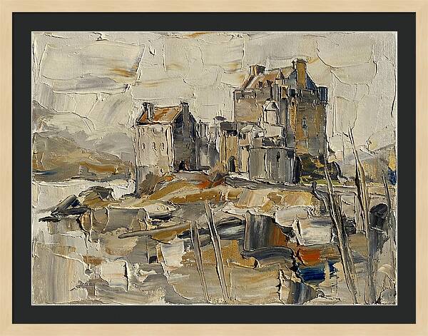 Stone Castle In Soft Hues