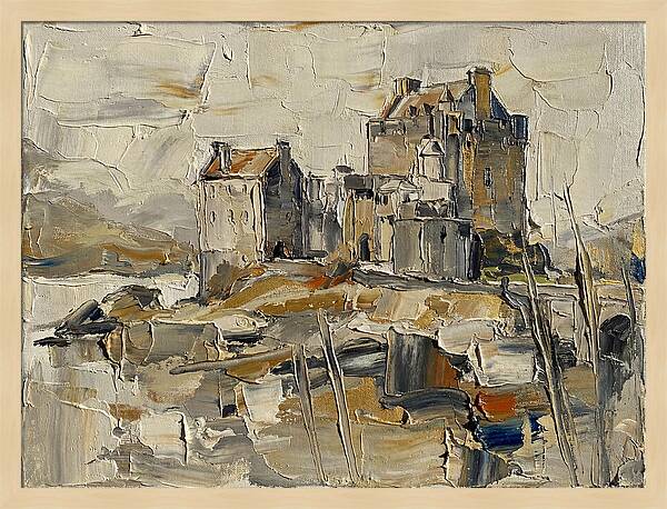 Stone Castle In Soft Hues