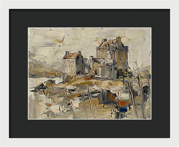 Stone Castle In Soft Hues