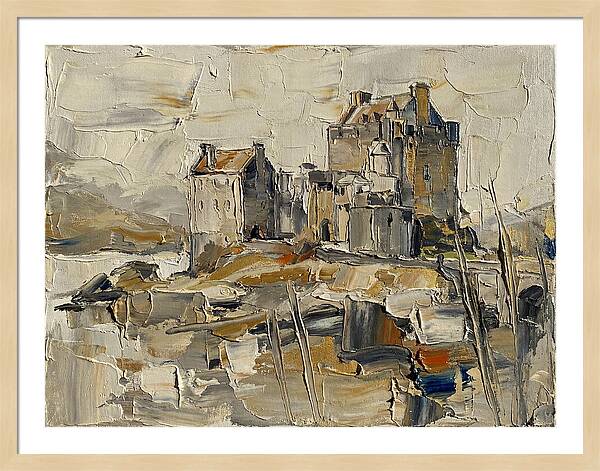 Stone Castle In Soft Hues