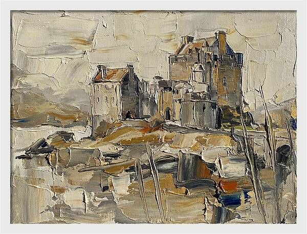 Stone Castle In Soft Hues