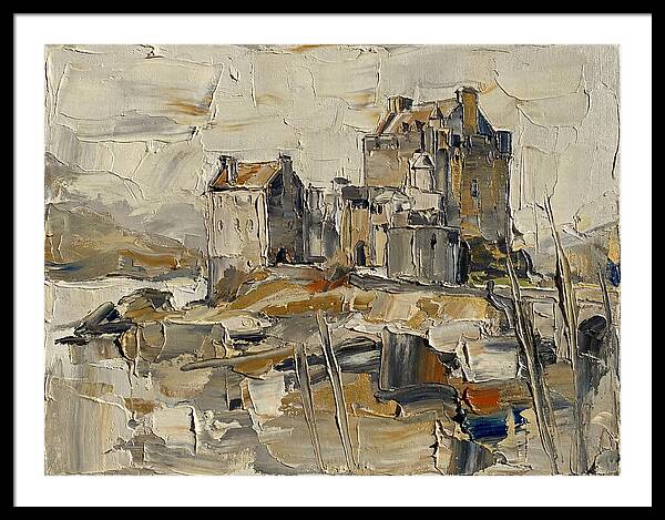 Stone Castle In Soft Hues