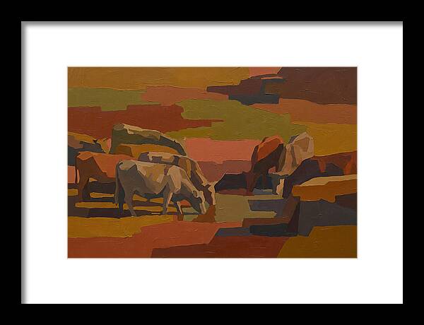Stone Cattle By The Spring
