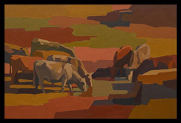 Stone Cattle By The Spring