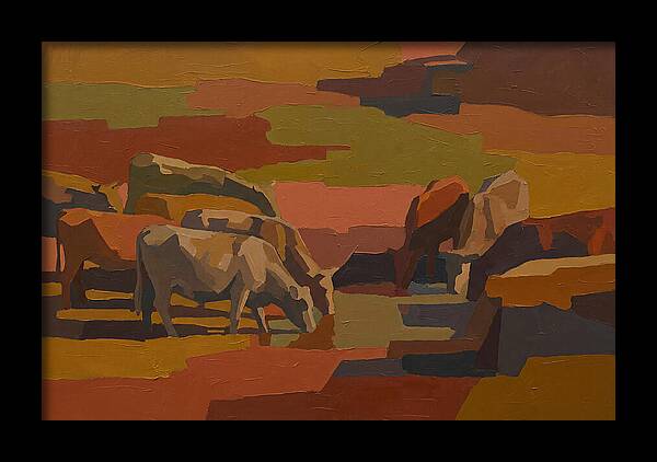 Stone Cattle By The Spring