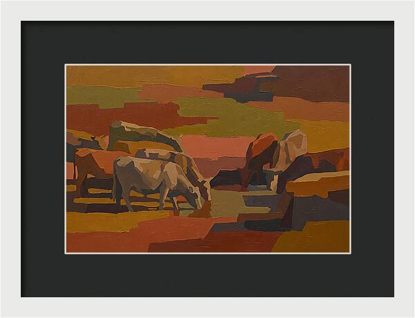 Stone Cattle By The Spring