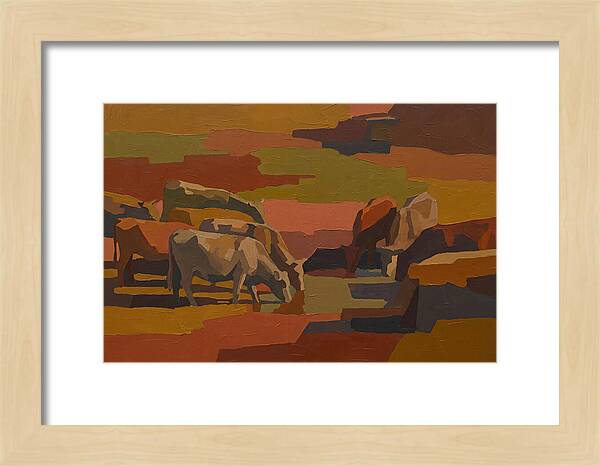 Stone Cattle By The Spring