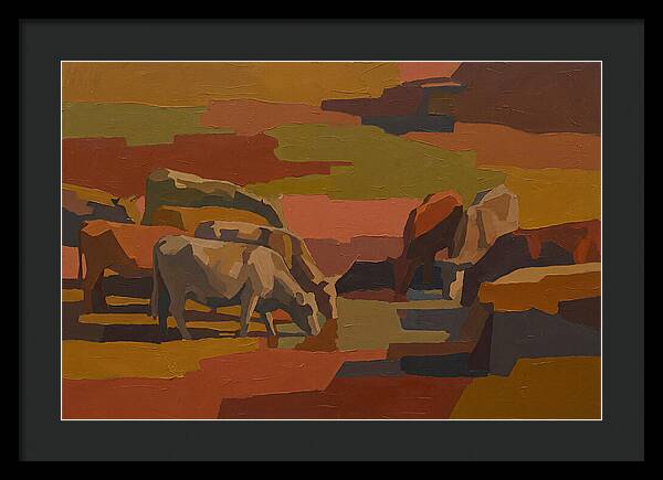 Stone Cattle By The Spring