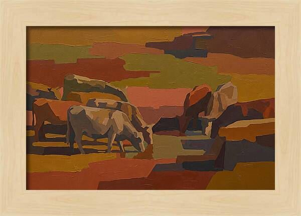 Stone Cattle By The Spring