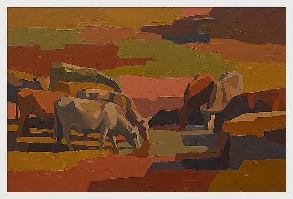Stone Cattle By The Spring