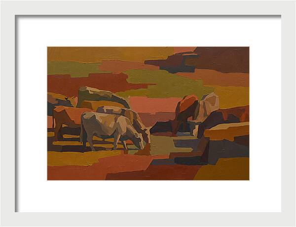 Stone Cattle By The Spring