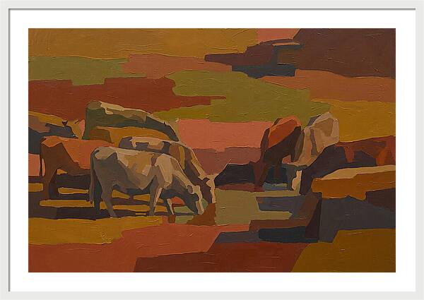 Stone Cattle By The Spring