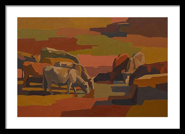 Stone Cattle By The Spring