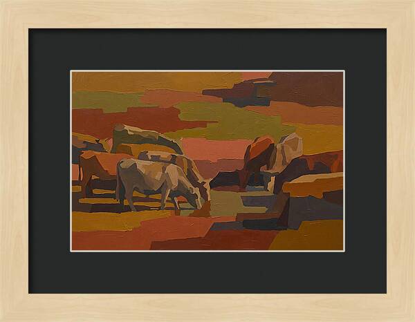 Stone Cattle By The Spring