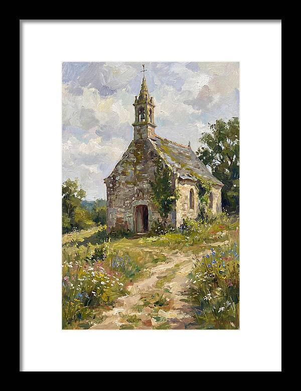 Stone Chapel Amidst Nature