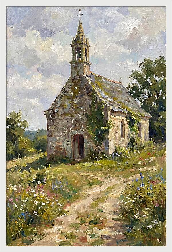 Stone Chapel Amidst Nature