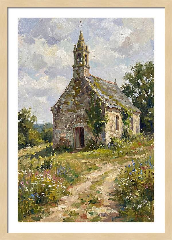 Stone Chapel Amidst Nature