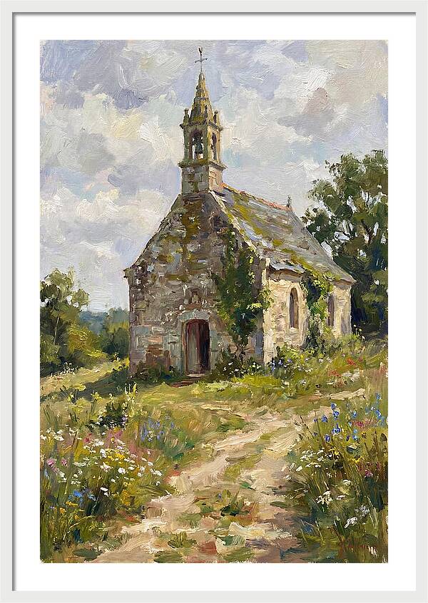 Stone Chapel Amidst Nature