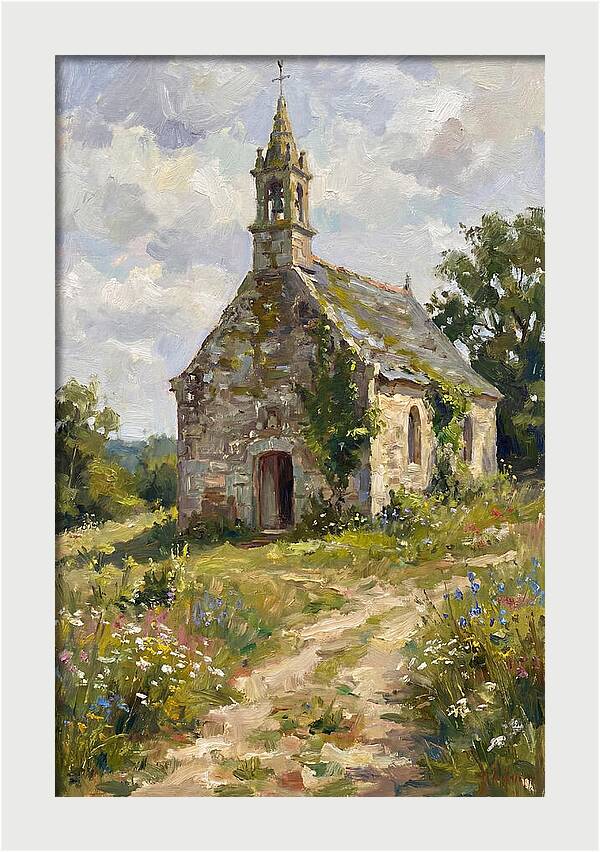 Stone Chapel Amidst Nature