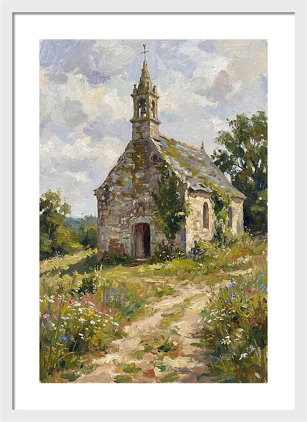 Stone Chapel Amidst Nature