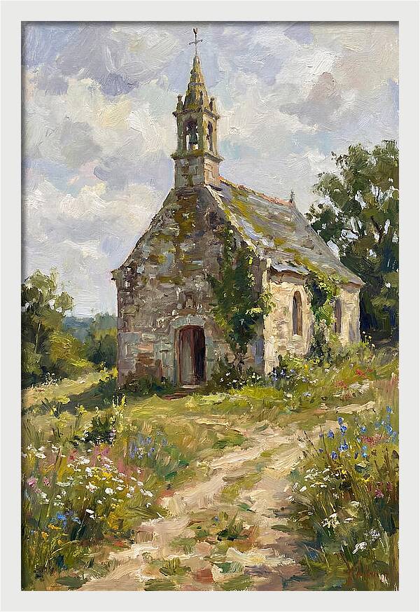 Stone Chapel Amidst Nature
