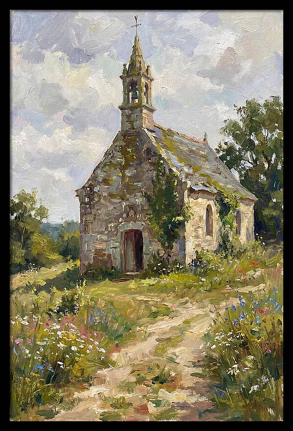 Stone Chapel Amidst Nature