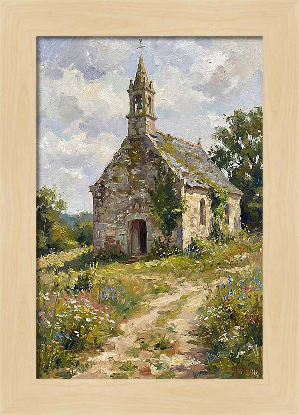 Stone Chapel Amidst Nature