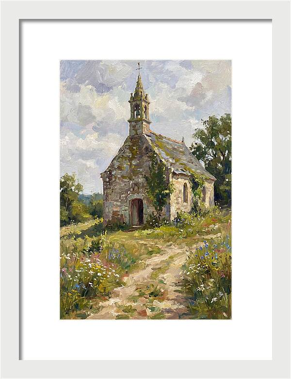 Stone Chapel Amidst Nature