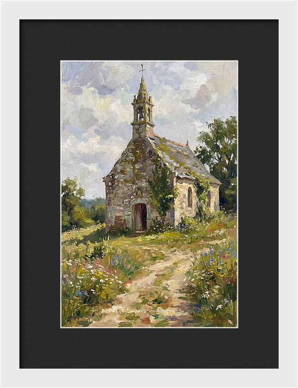 Stone Chapel Amidst Nature
