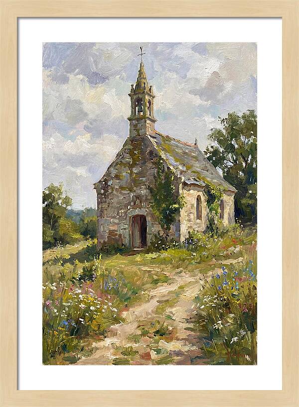 Stone Chapel Amidst Nature