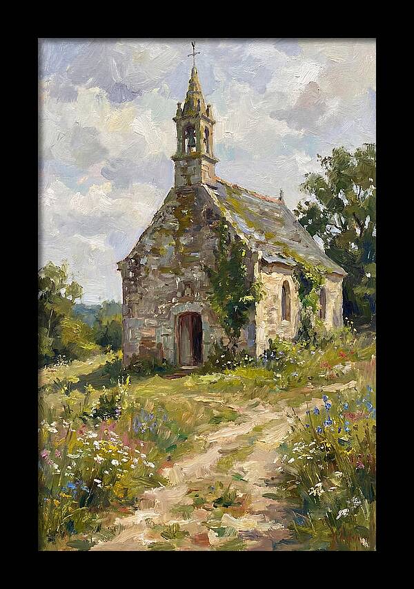 Stone Chapel Amidst Nature