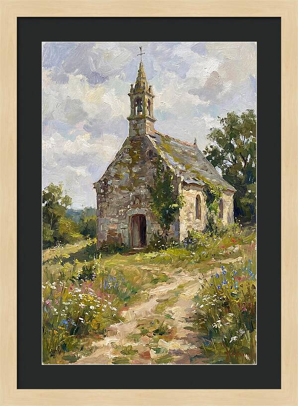 Stone Chapel Amidst Nature