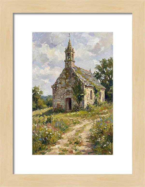 Stone Chapel Amidst Nature