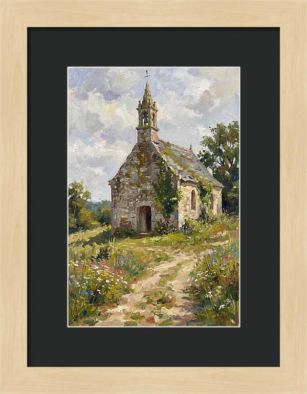 Stone Chapel Amidst Nature