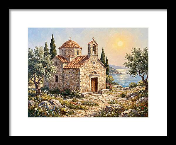 Stone Chapel By The Sea
