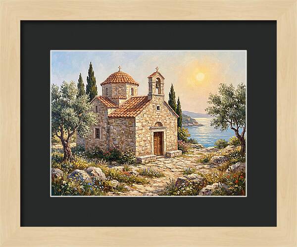 Stone Chapel By The Sea