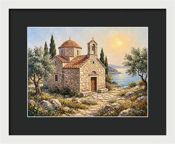 Stone Chapel By The Sea