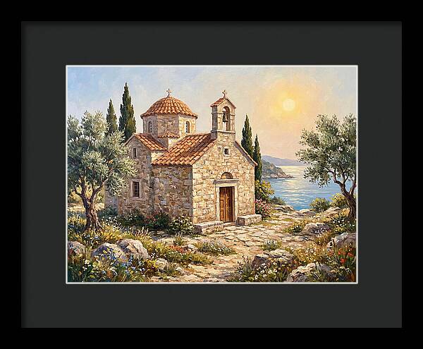 Stone Chapel By The Sea