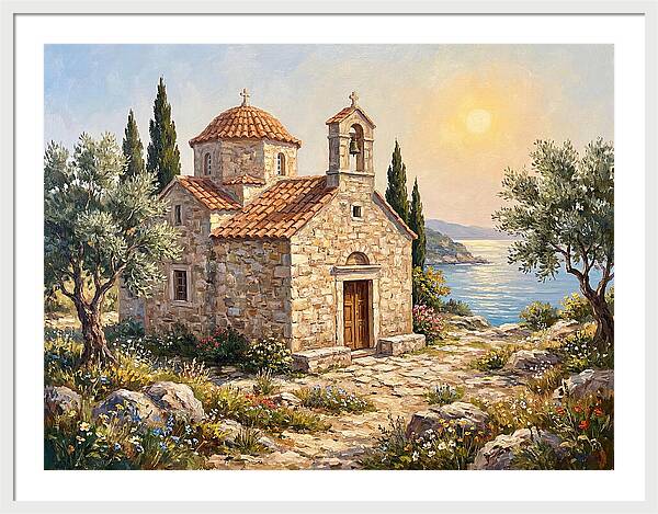 Stone Chapel By The Sea