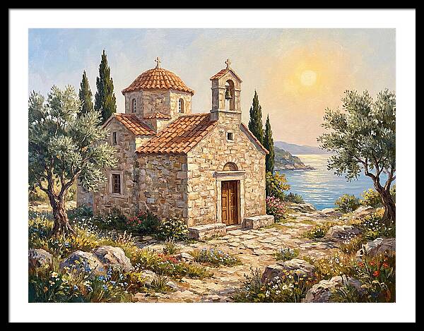 Stone Chapel By The Sea