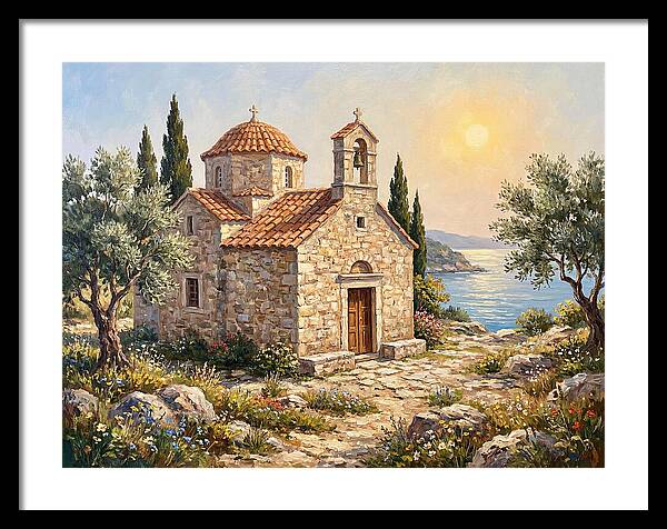 Stone Chapel By The Sea